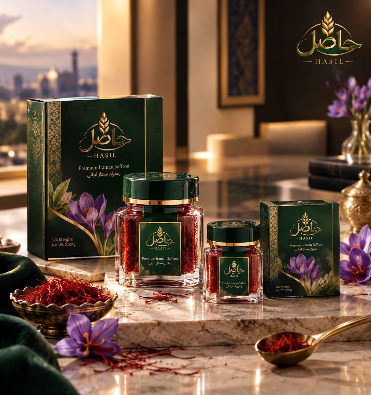زعفران حاصل (نیم مثقال)